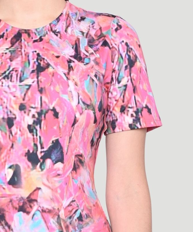 AI Design Women Printed Multicolor Dress - Fusing Creativity with Innovation