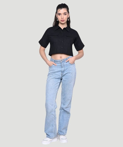 Women Loose Fit Solid Shirt - A Laid Back Style Statement