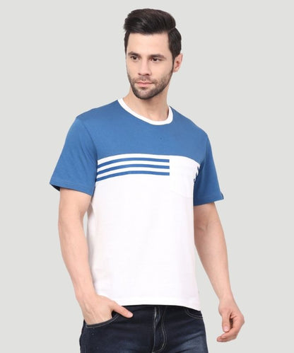 Men Multicolour Striped Casual T-shirt - A Chic Streetstyle Look