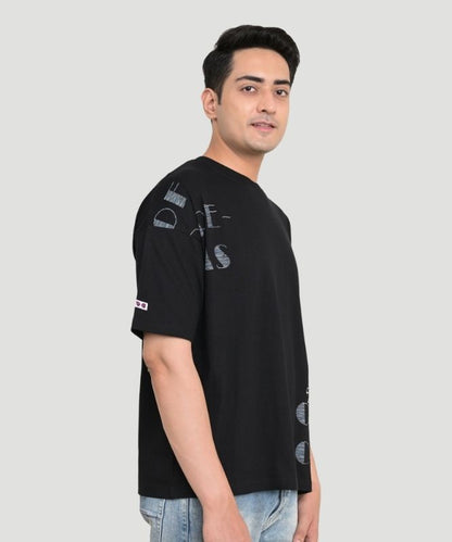 Men City of Dreams Oversize Graphic T-Shirt