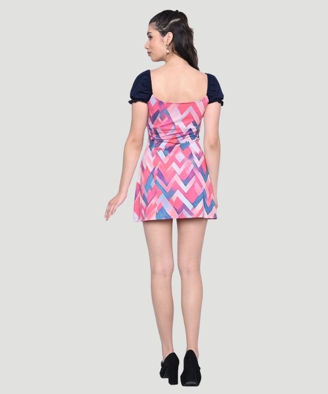 AI Design Women Printed Multicolor Dress - An Innovative Fashion Look