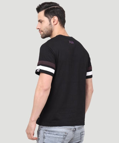 Men Cut and Sew Sleeve T-shirt - Urban Chic Look