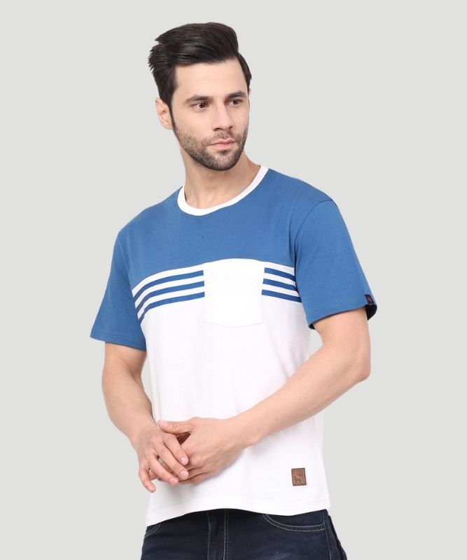 Men Multicolour Striped Casual T-shirt - A Chic Streetstyle Look