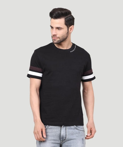 Men Cut and Sew Sleeve T-shirt - Urban Chic Look