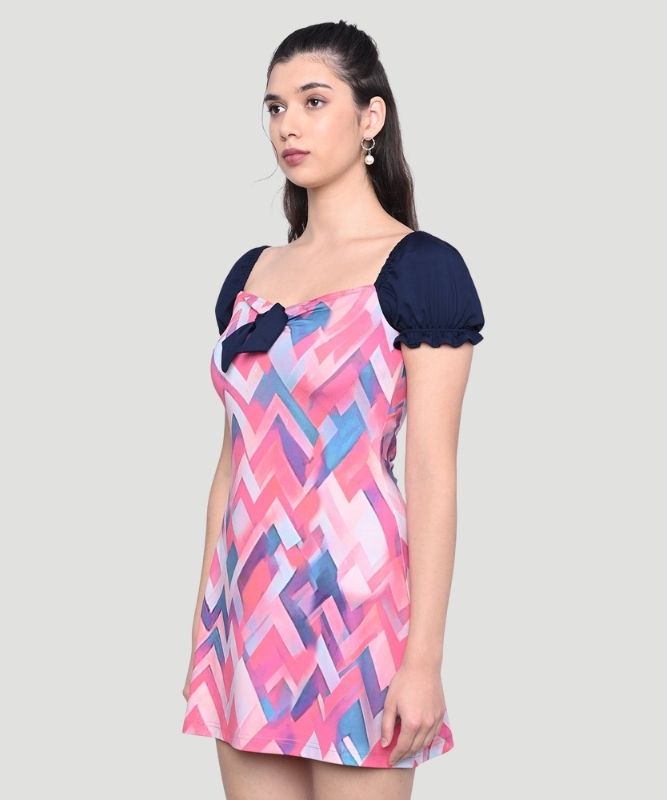 AI Design Women Printed Multicolor Dress - An Innovative Fashion Look