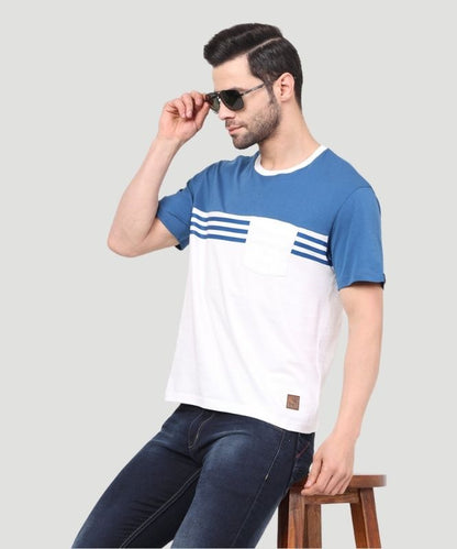 Men Multicolour Striped Casual T-shirt - A Chic Streetstyle Look