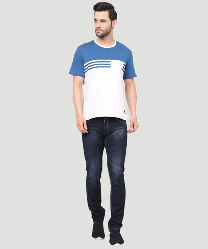 Men Multicolour Striped Casual T-shirt - A Chic Streetstyle Look