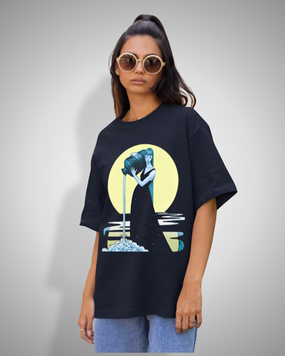 Aquarius Lumière Tee – Celestial Circuit