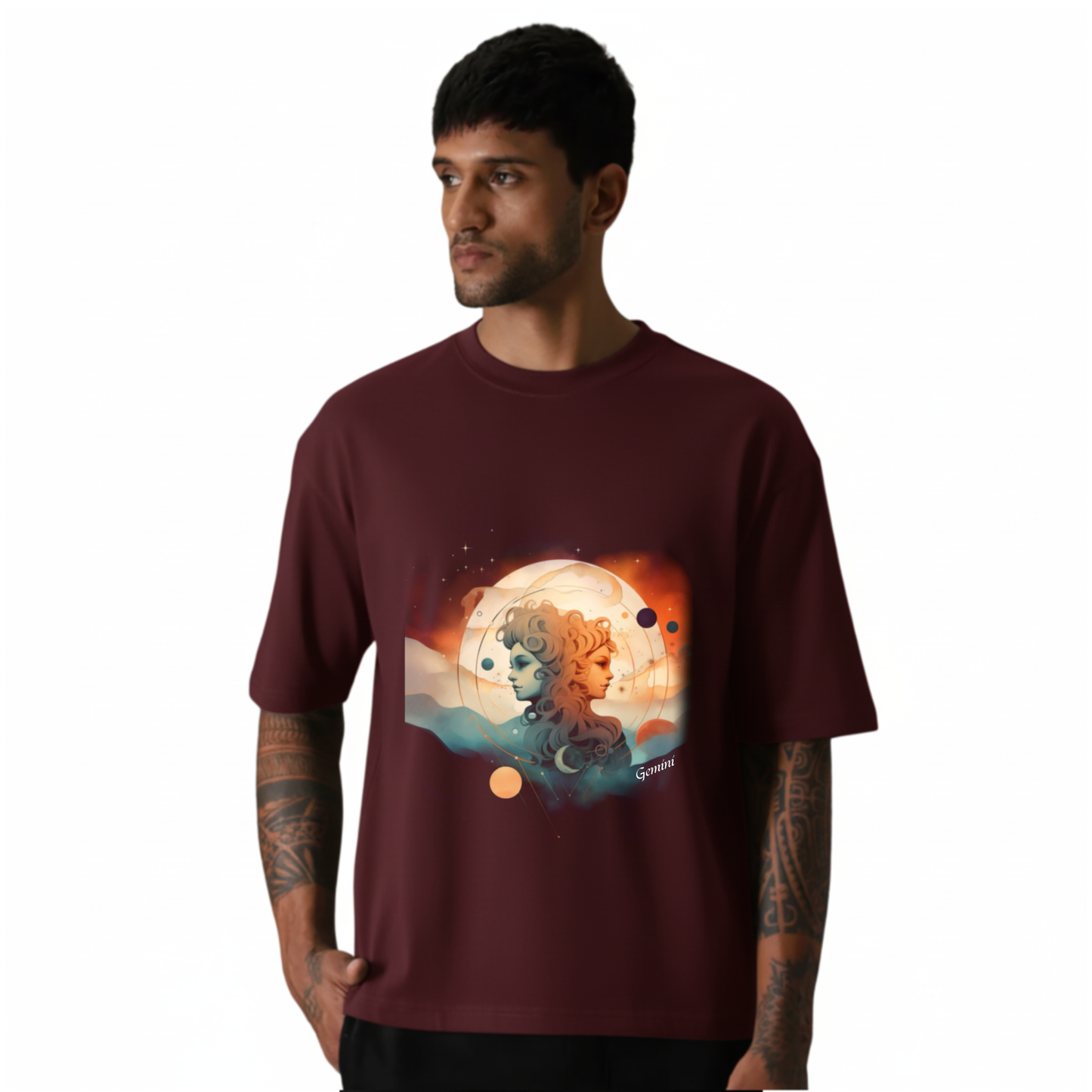 Gemini Dualism Tee – Enigmatic Discourse