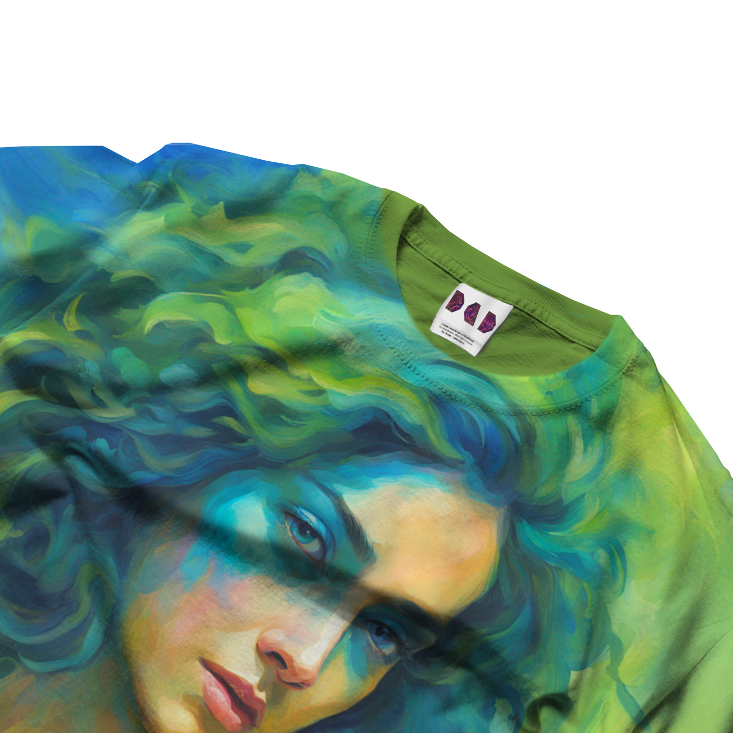 AI Imagined Oversize Gaze of Mother Nature Graphic T-Shirt