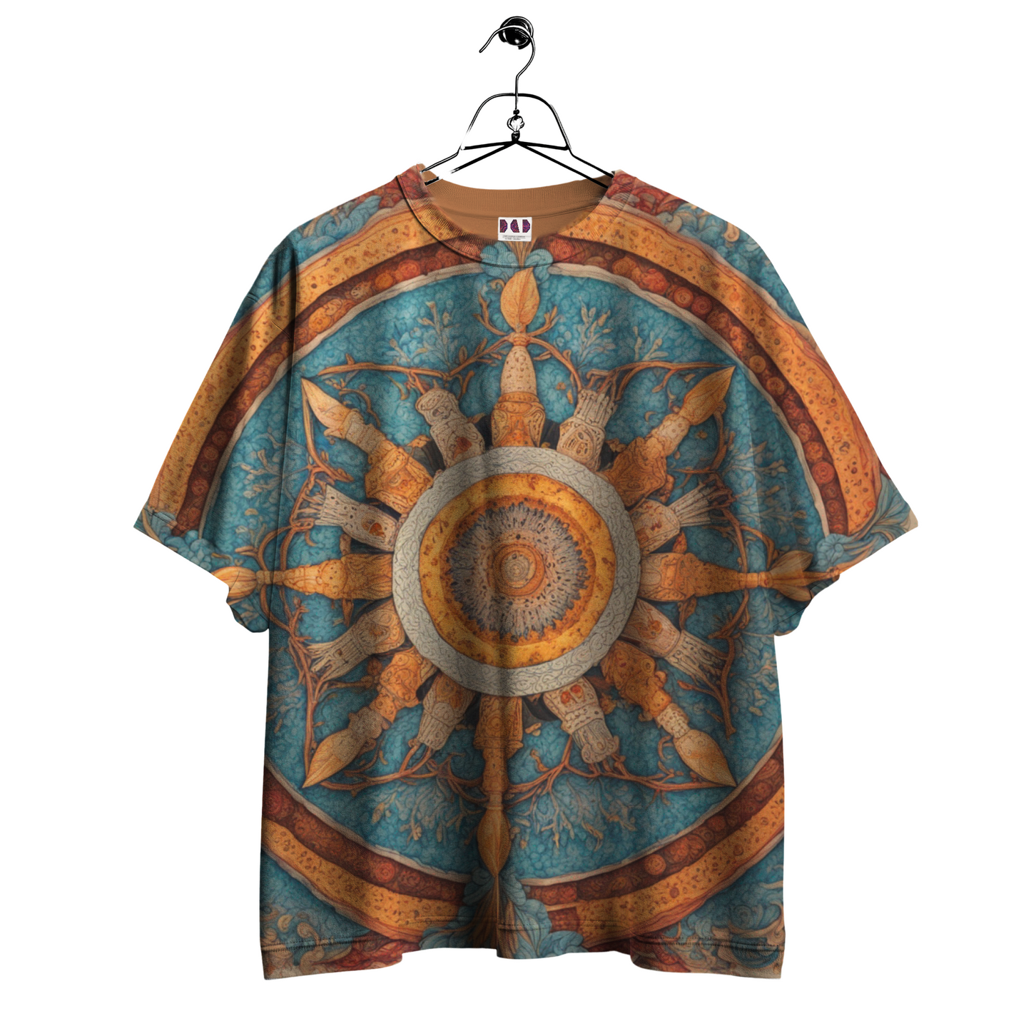 AI Imagined Oversize Mystic Uprising Graphic T-Shirt