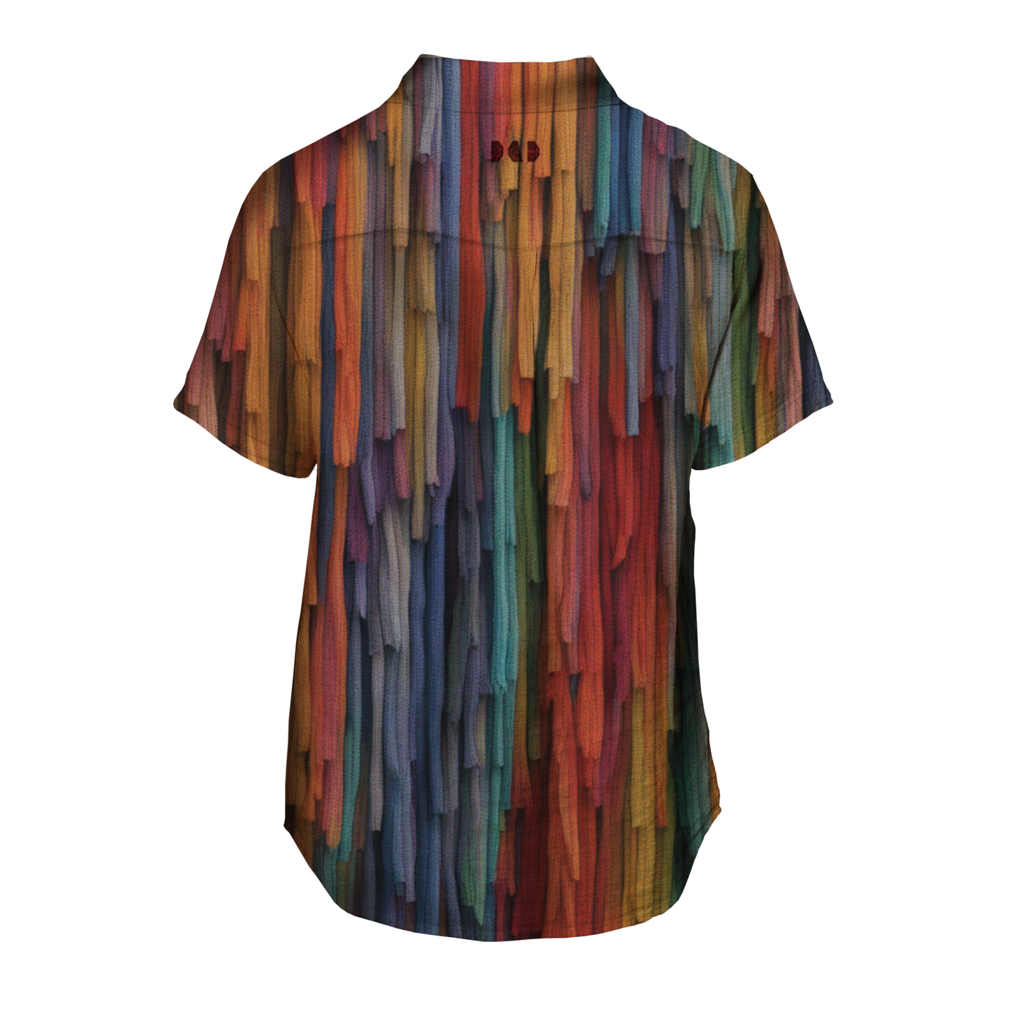 AI Imagined Oversize Rainbow tapestry Hawaiian Shirt