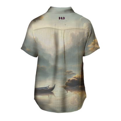 AI Imagined Oversize Ambient Soundscape Hawaiian Shirt