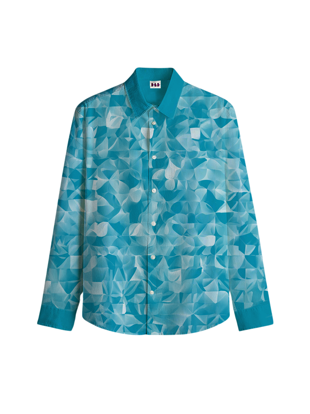 AI Imagined Floral Desire Men's Collar Shirt: Embrace The Cool within YOU!