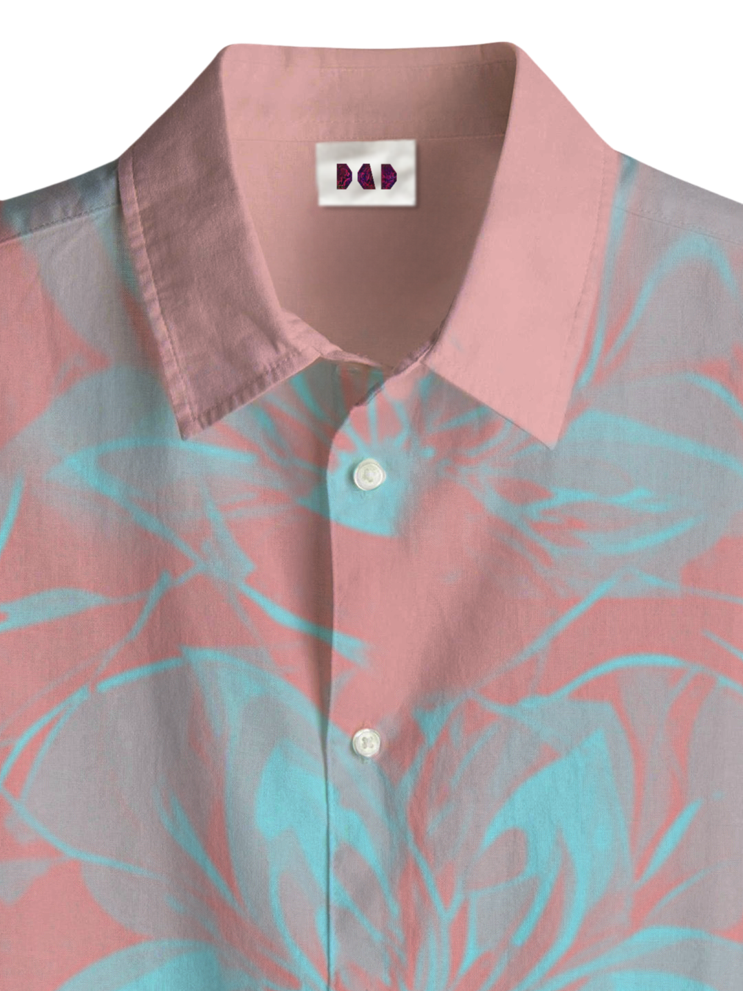 AI Imagined Floral Desire Men's Collar Shirt: Embrace The Kindness within YOU!