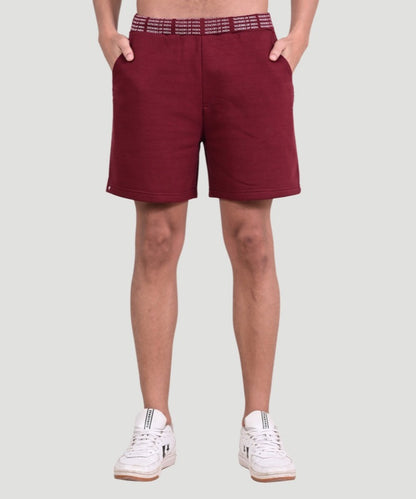 Men's Solid (Print on Waist) Shorts - An Urban Explorer Look