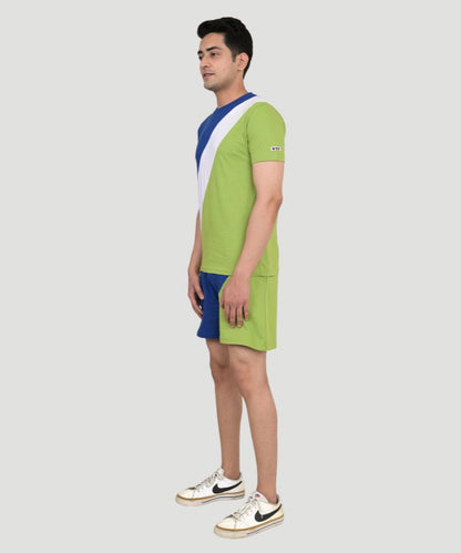 Men's Multicolor Colorblock Cool Shorts - A Banger Look