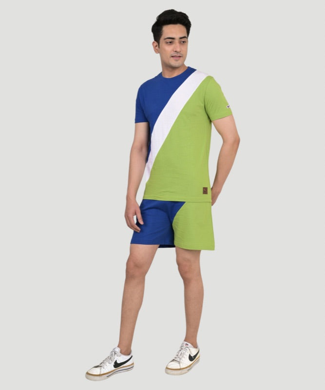 Men's Multicolor Colorblock Cool Shorts - A Banger Look