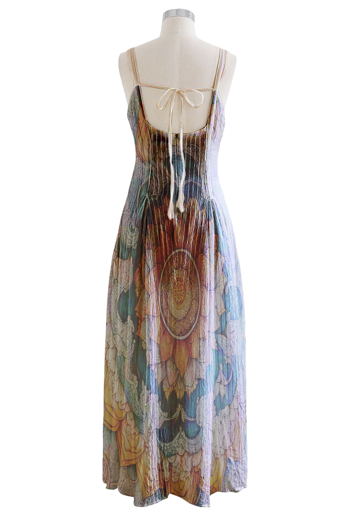 AI Imagined Chakra Mandals Maxi Dress